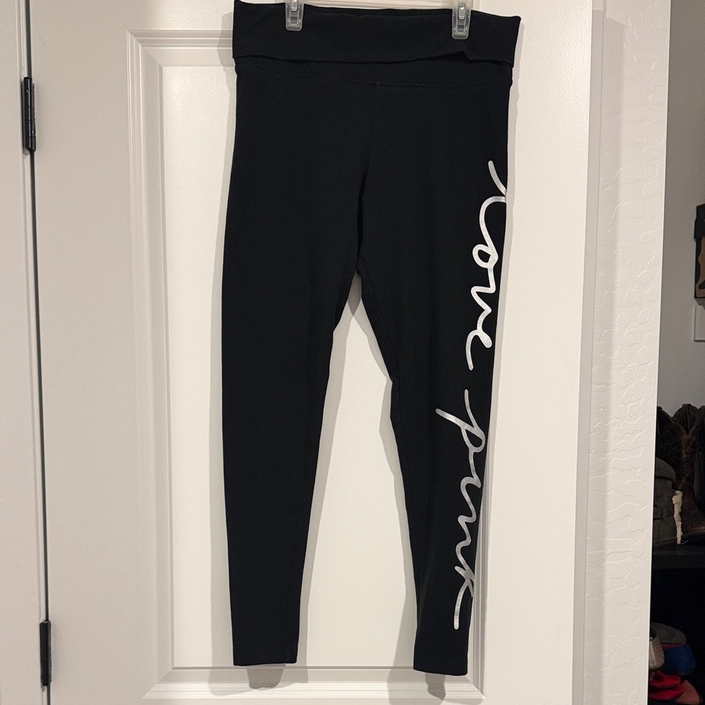 PINK Victoria's Secret Black Leggings